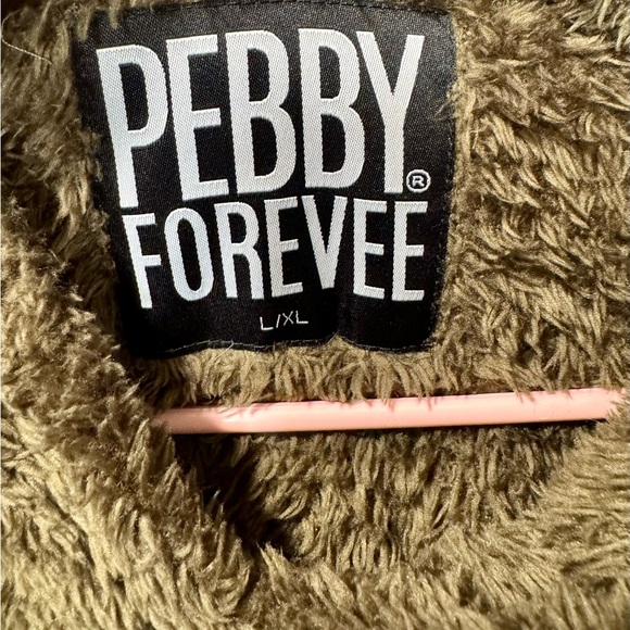 Pebby Forevee Fuzzy Hoodie Size L/XL - Picture 2 of 7